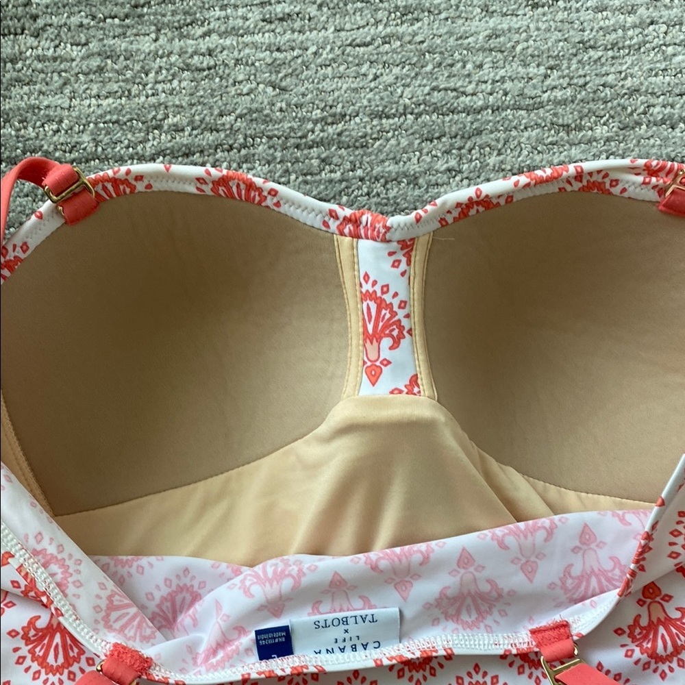 Cabana Life White Camisole Bustier Swim Top - Picture 3 of 5